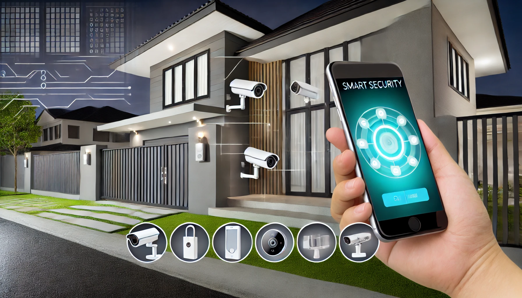 Advanced Home Security Systems with Smart Locks and Surveillance