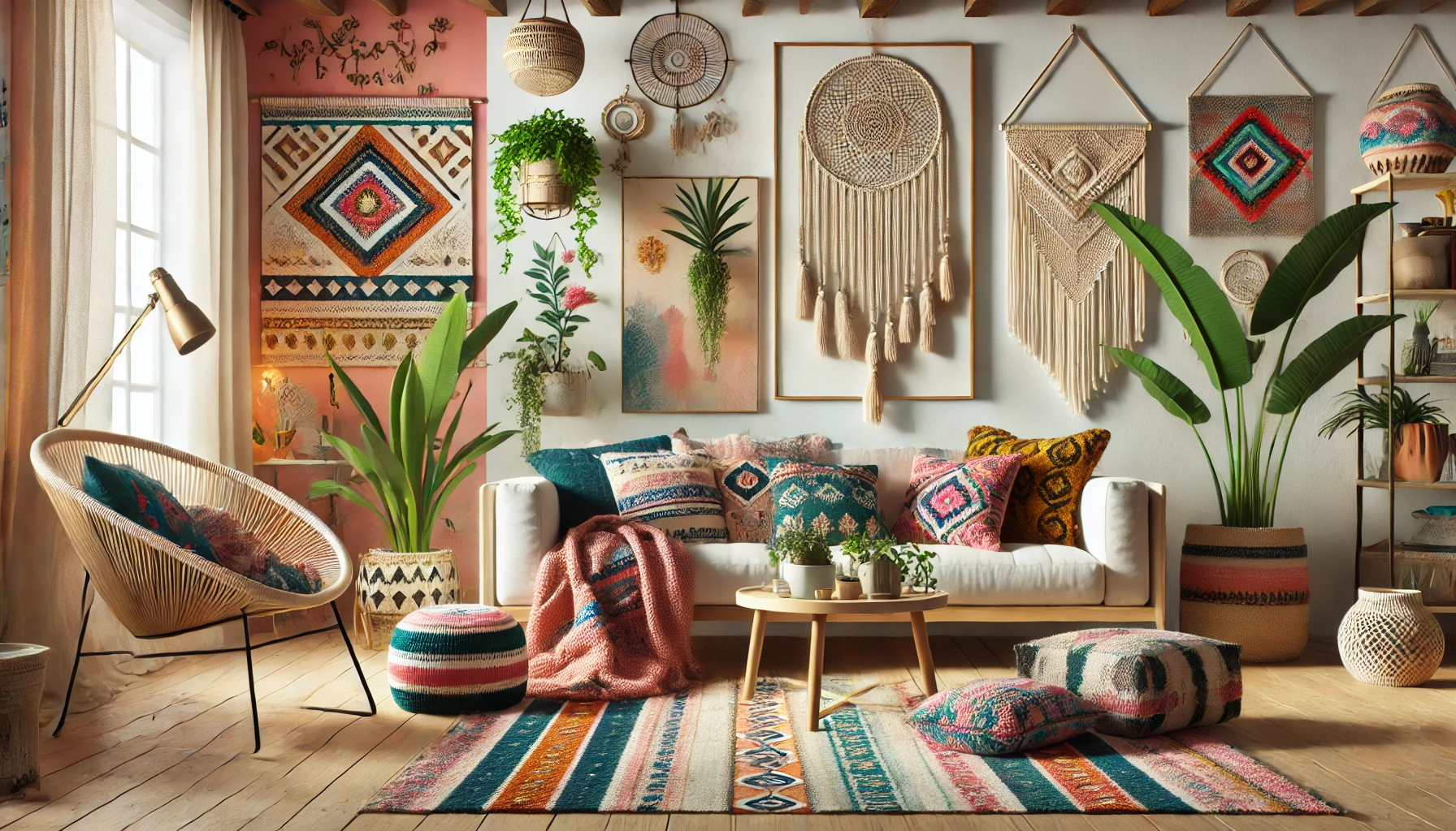 Bohemian Living Room Design