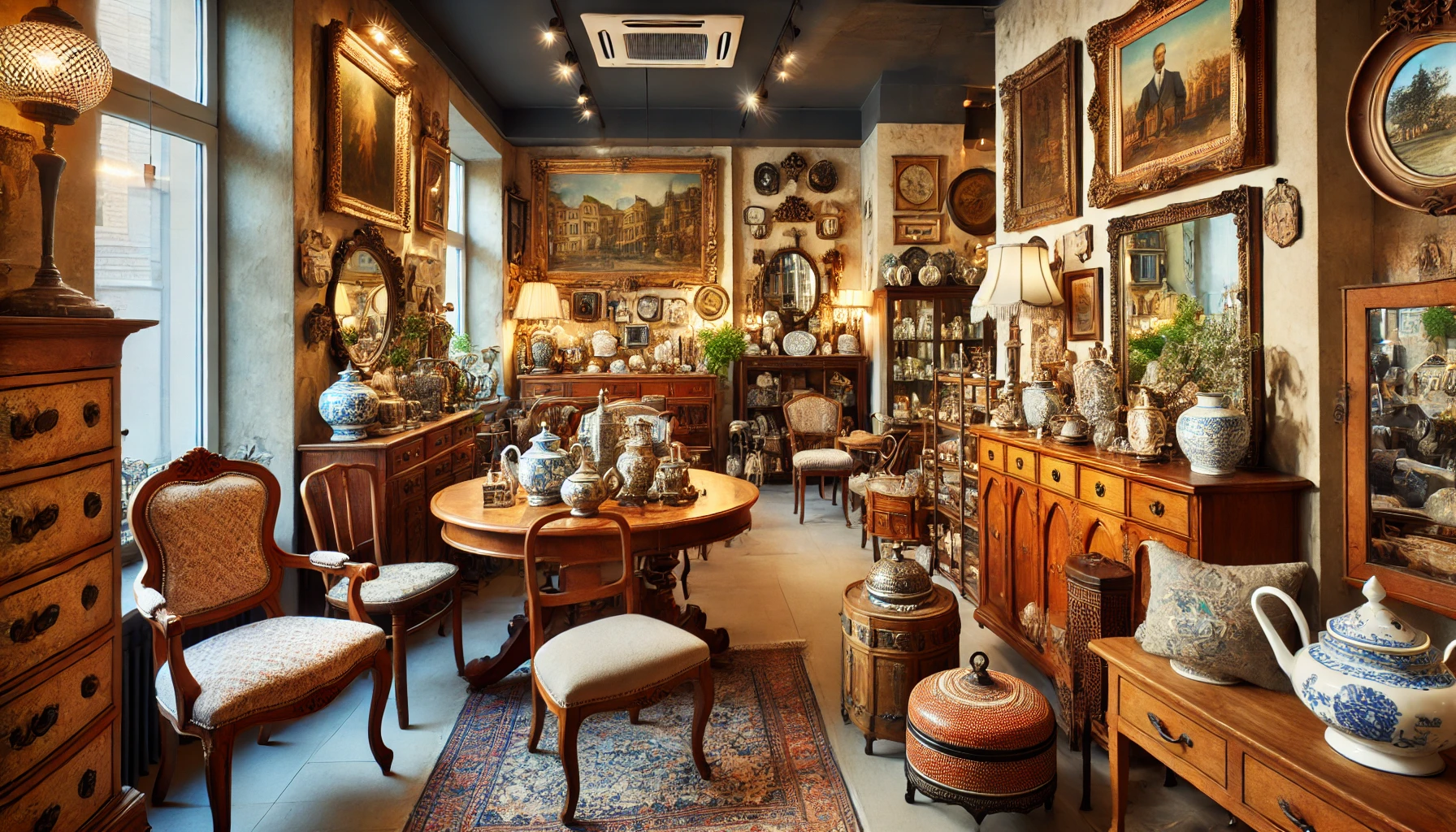 Charming Antique Shop Interior