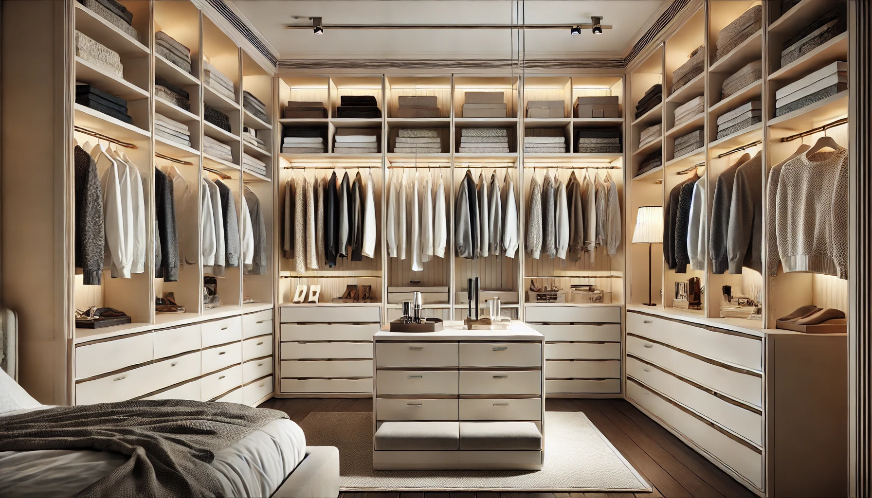 Chic Modern Closet with Functional Elegance