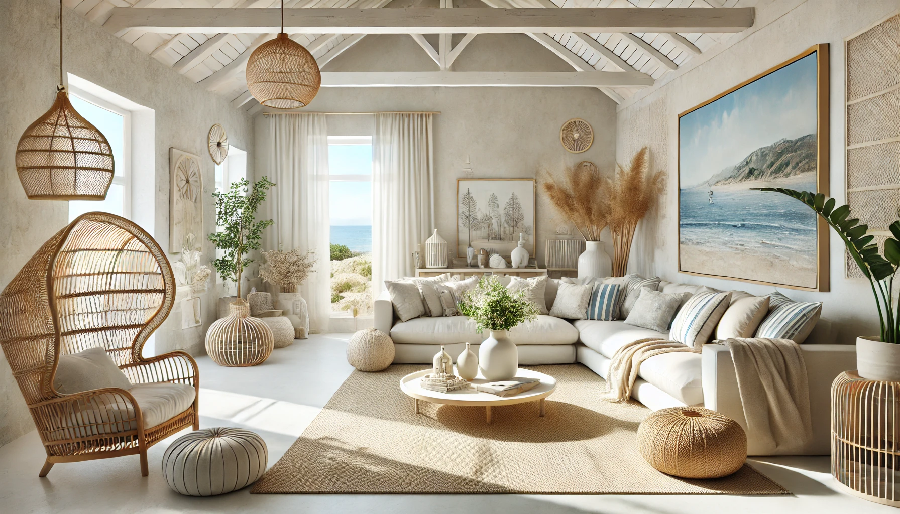 Coastal Living Room Design