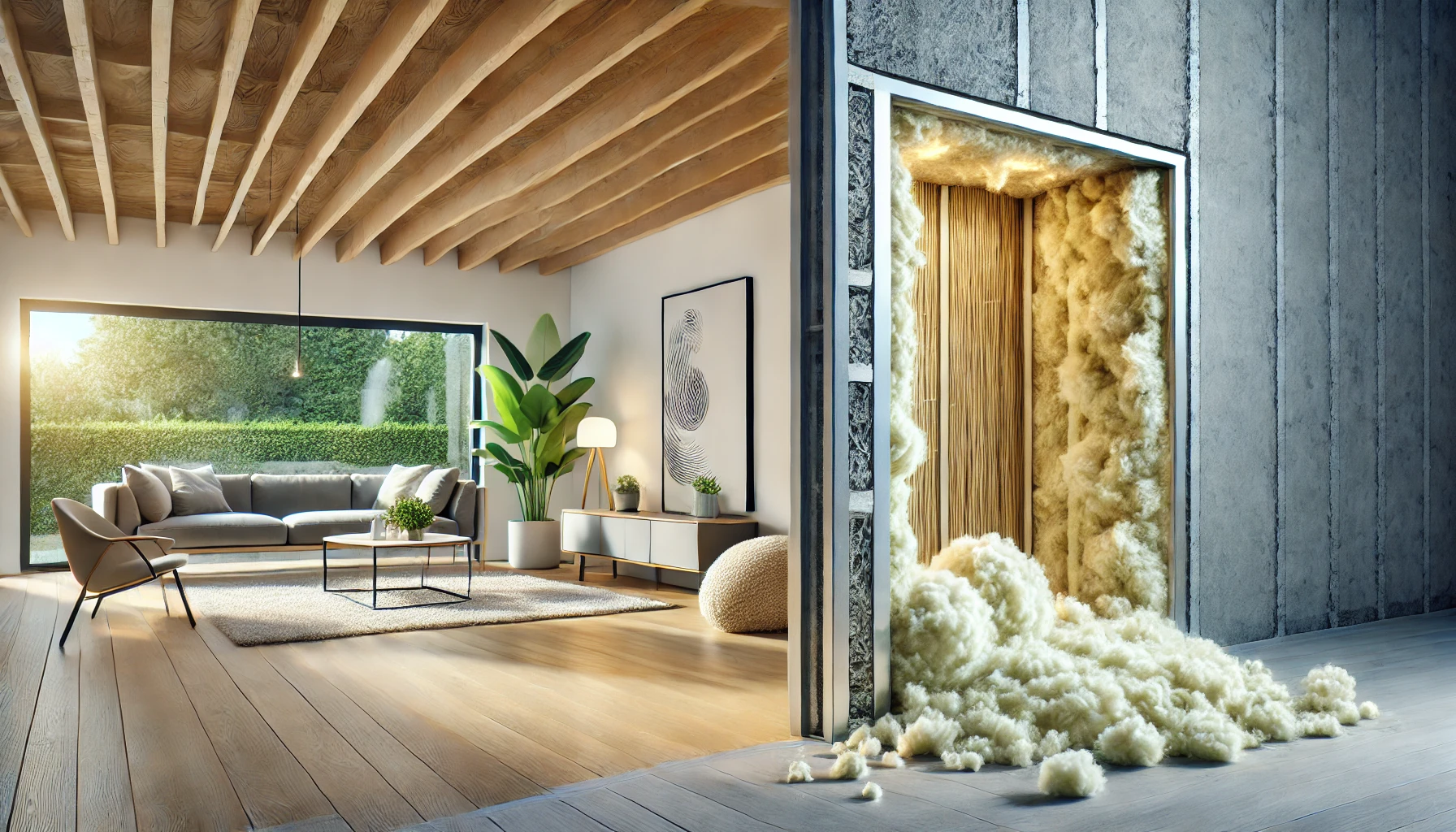 Eco-Friendly Insulation Materials in a Modern Sustainable Home