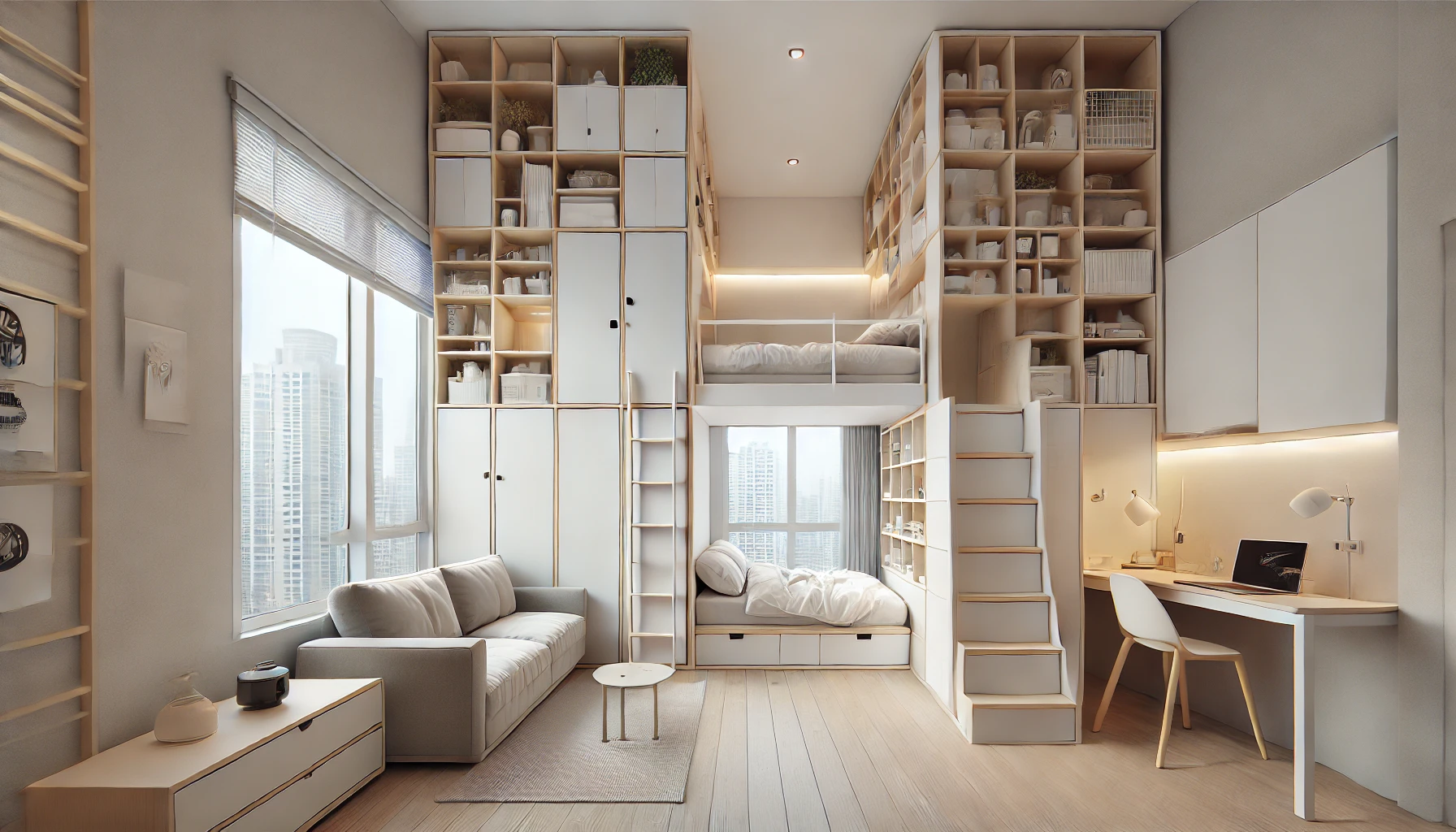 Efficient Small Urban Apartment Design