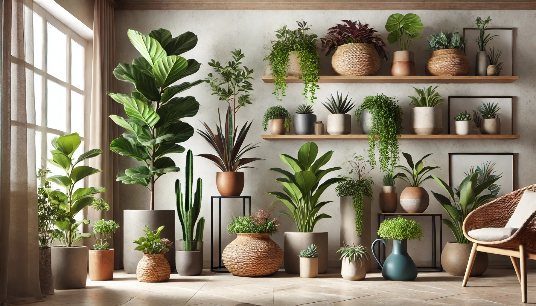 Elevate Home Decor with Stylish Indoor Plant Design