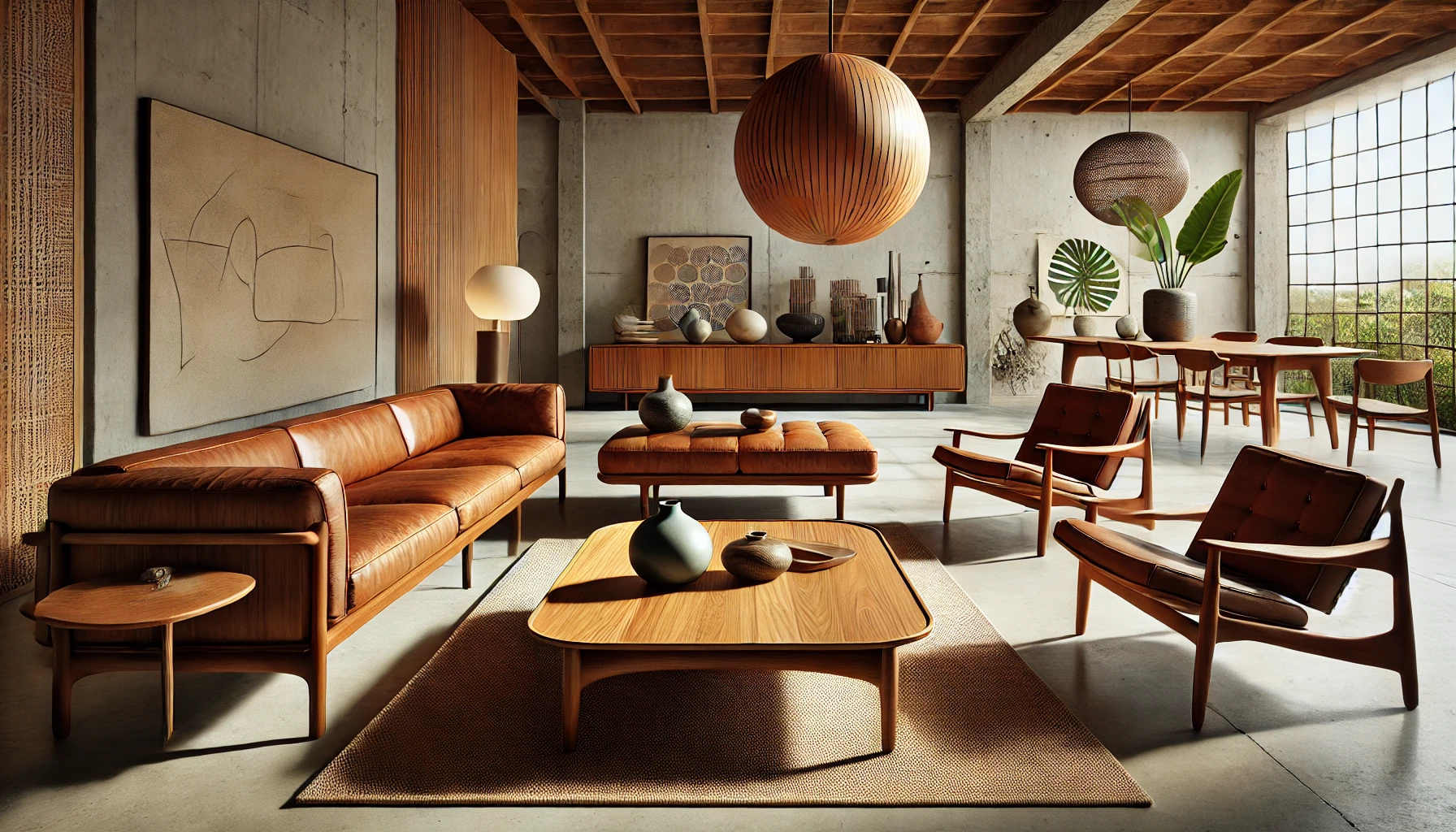 Iconic Mid Century Modern Living Room Design