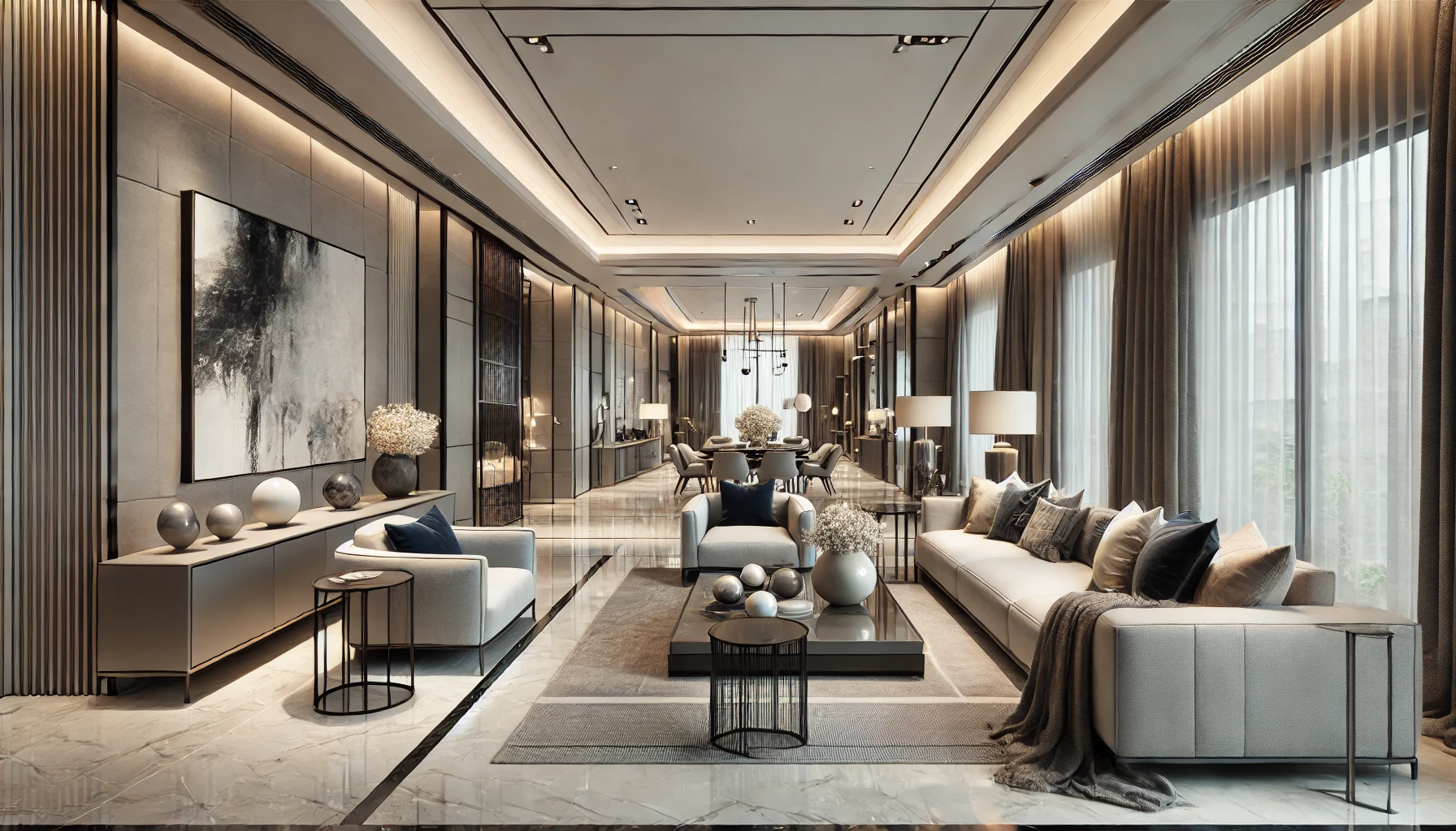 Luxurious and Elegant Urban Home Interior Design