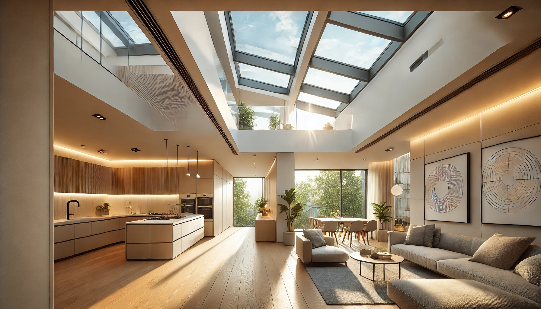 Maximizing Natural Light With Skylights In A Modern Home