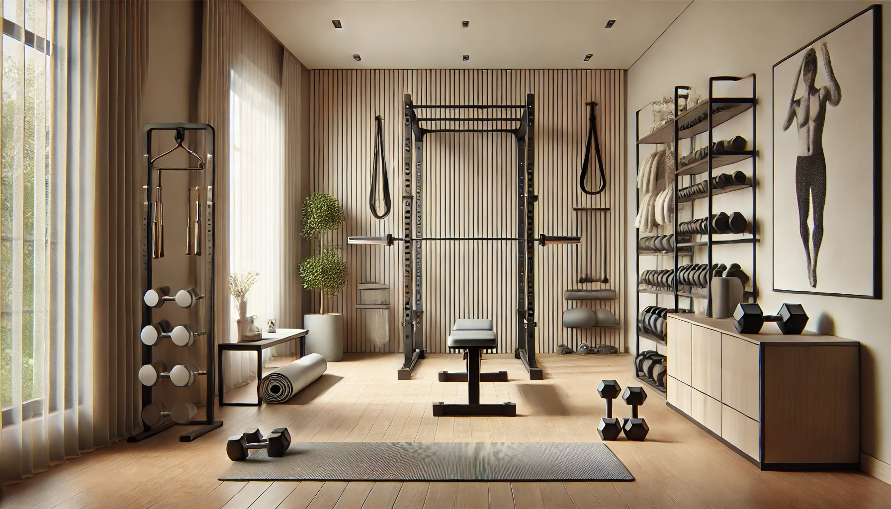 Minimalist Home Gym For A Clean And Uncluttered Look