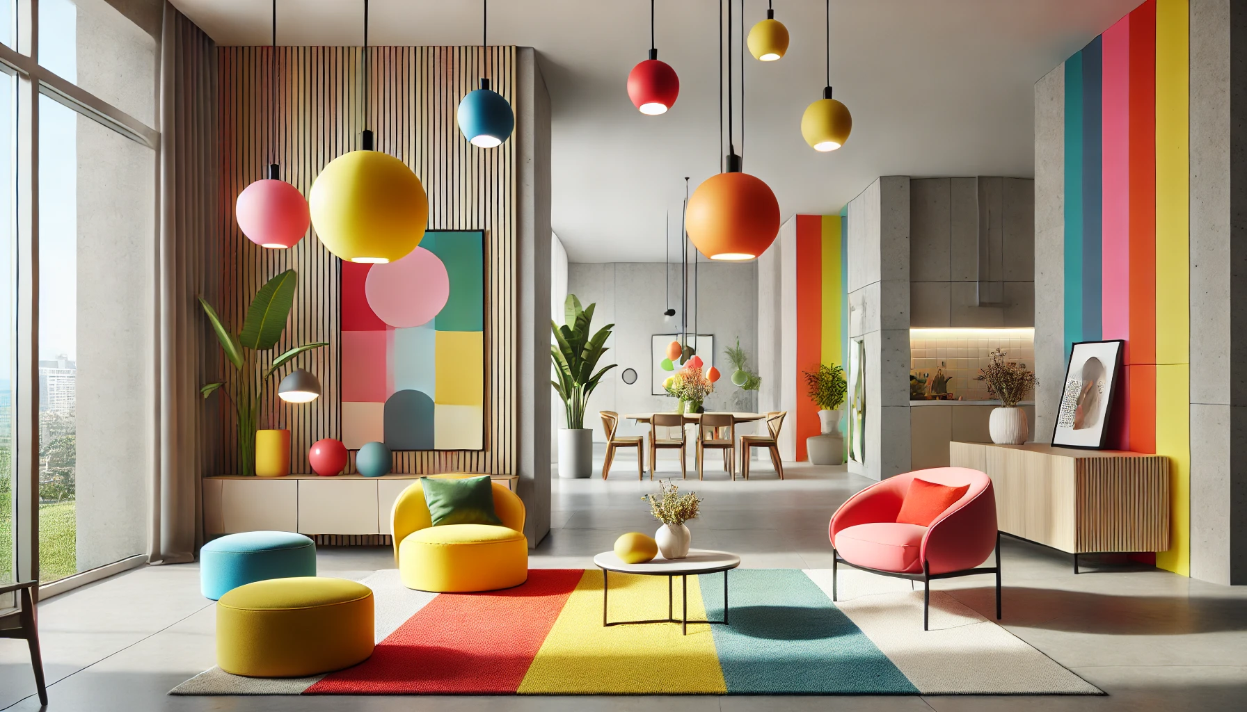 Modern Colorful Home Decor With Minimalist Design