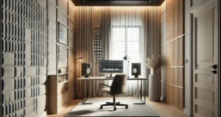 Modern Home Office With Soundproofing Solutions