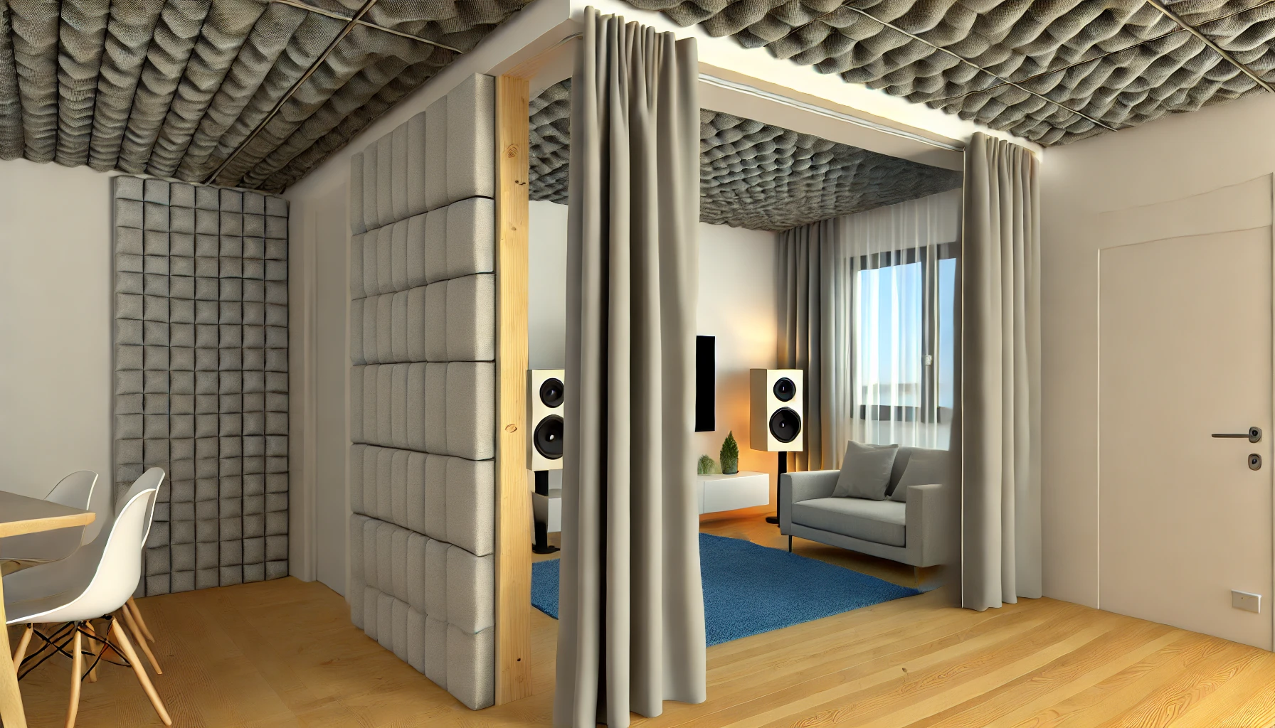 Modern Home with Effective Soundproofing Solutions