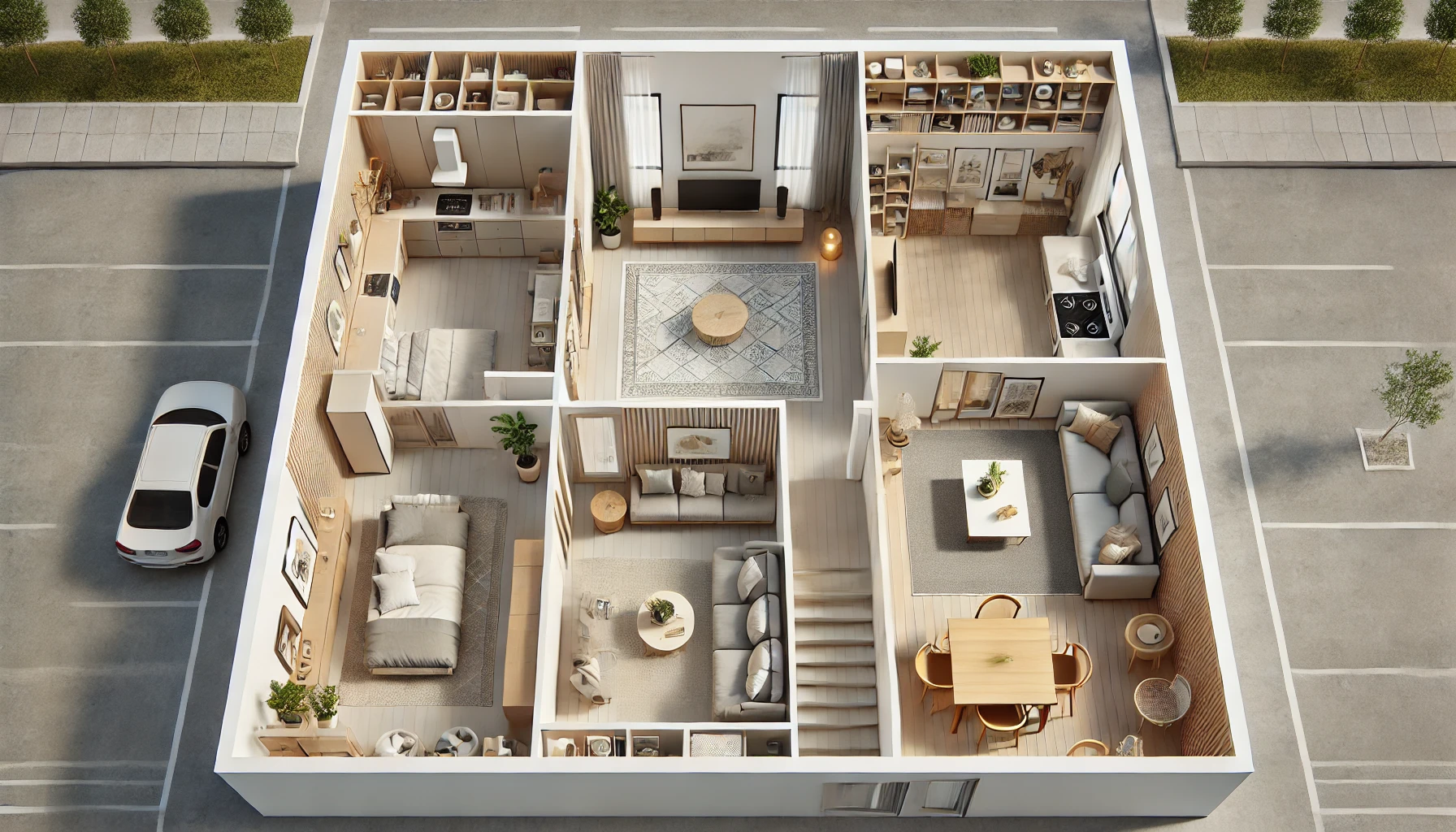 Open Floor Plan With Zoning For A Functional Home Layout