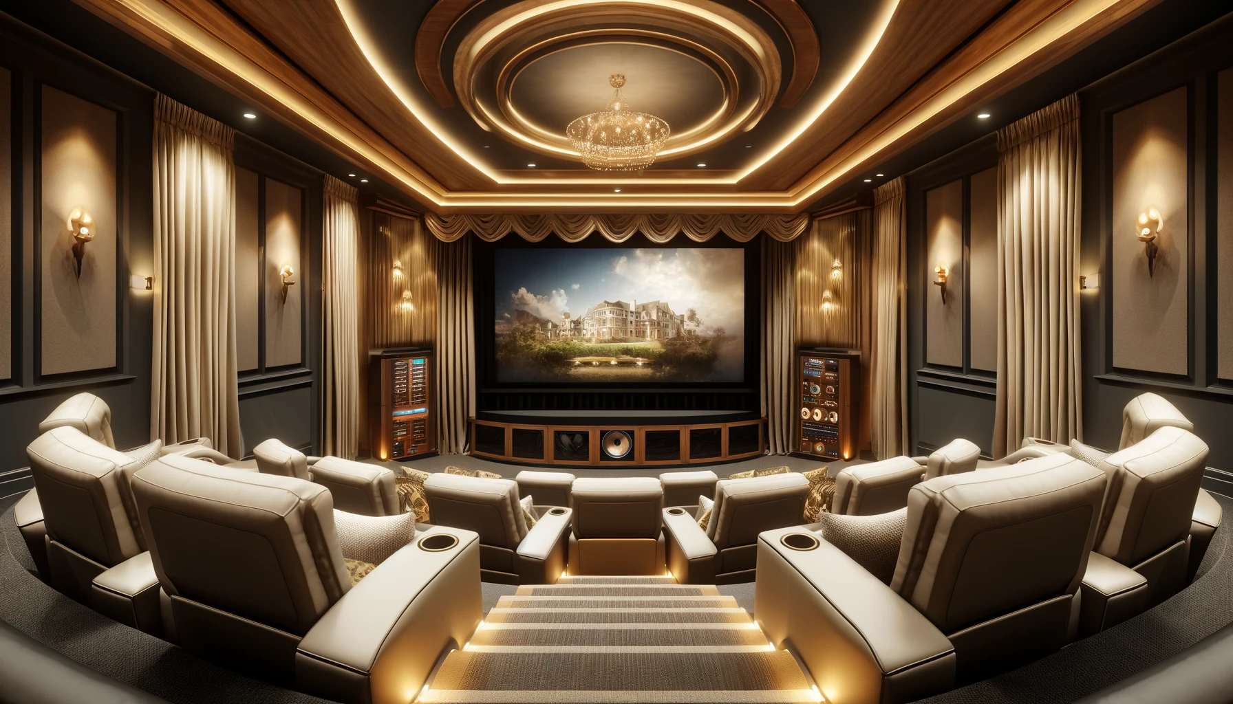 Private Home Theaters And Entertainment Rooms