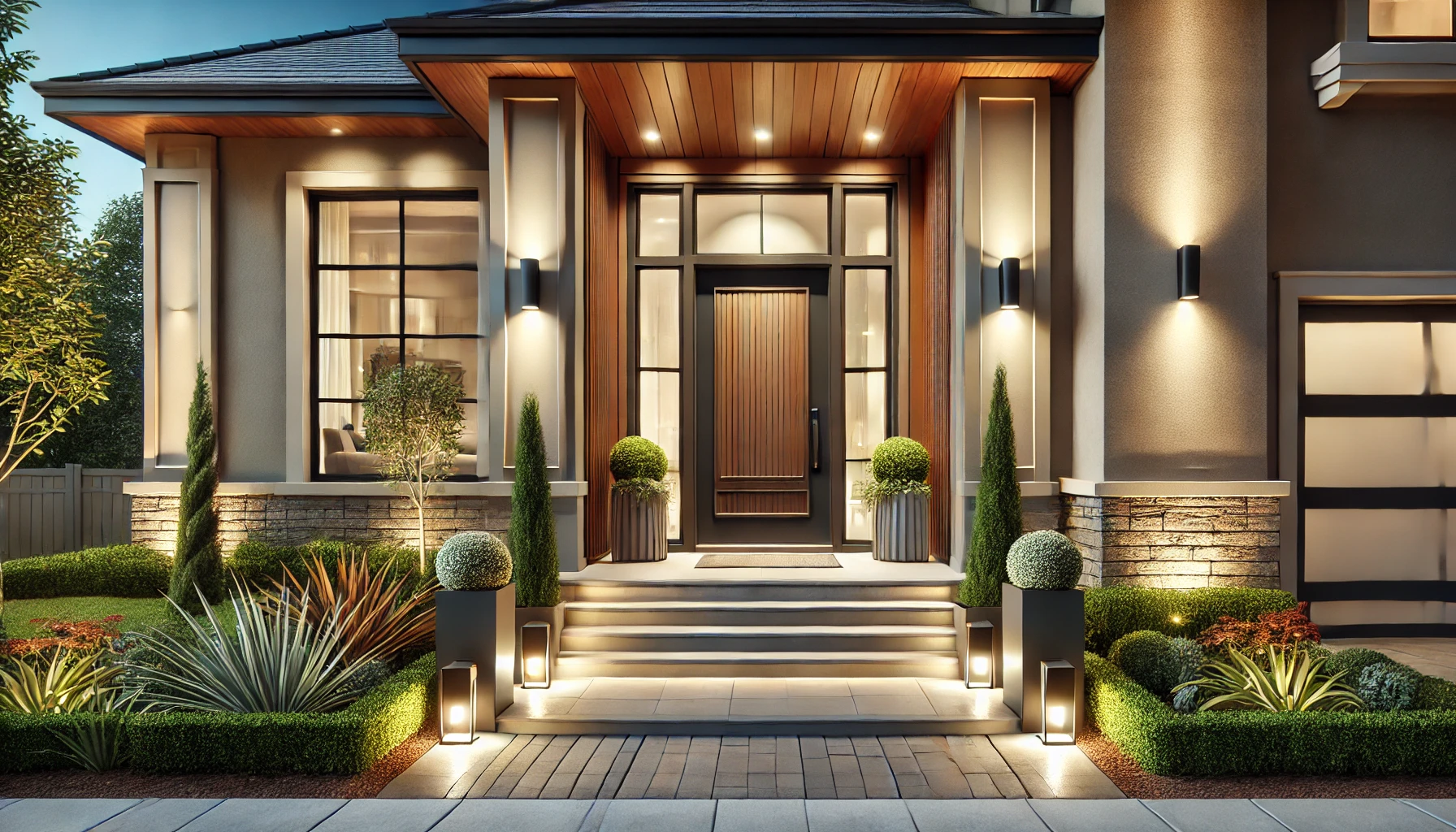 Stunning Home Entrance Design to Elevate Curb Appeal