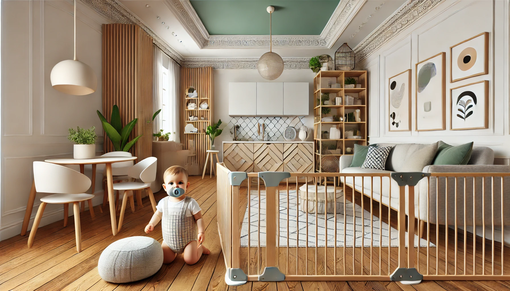 Stylish Kid-Friendly Home with Childproofing and Non-Toxic Materials